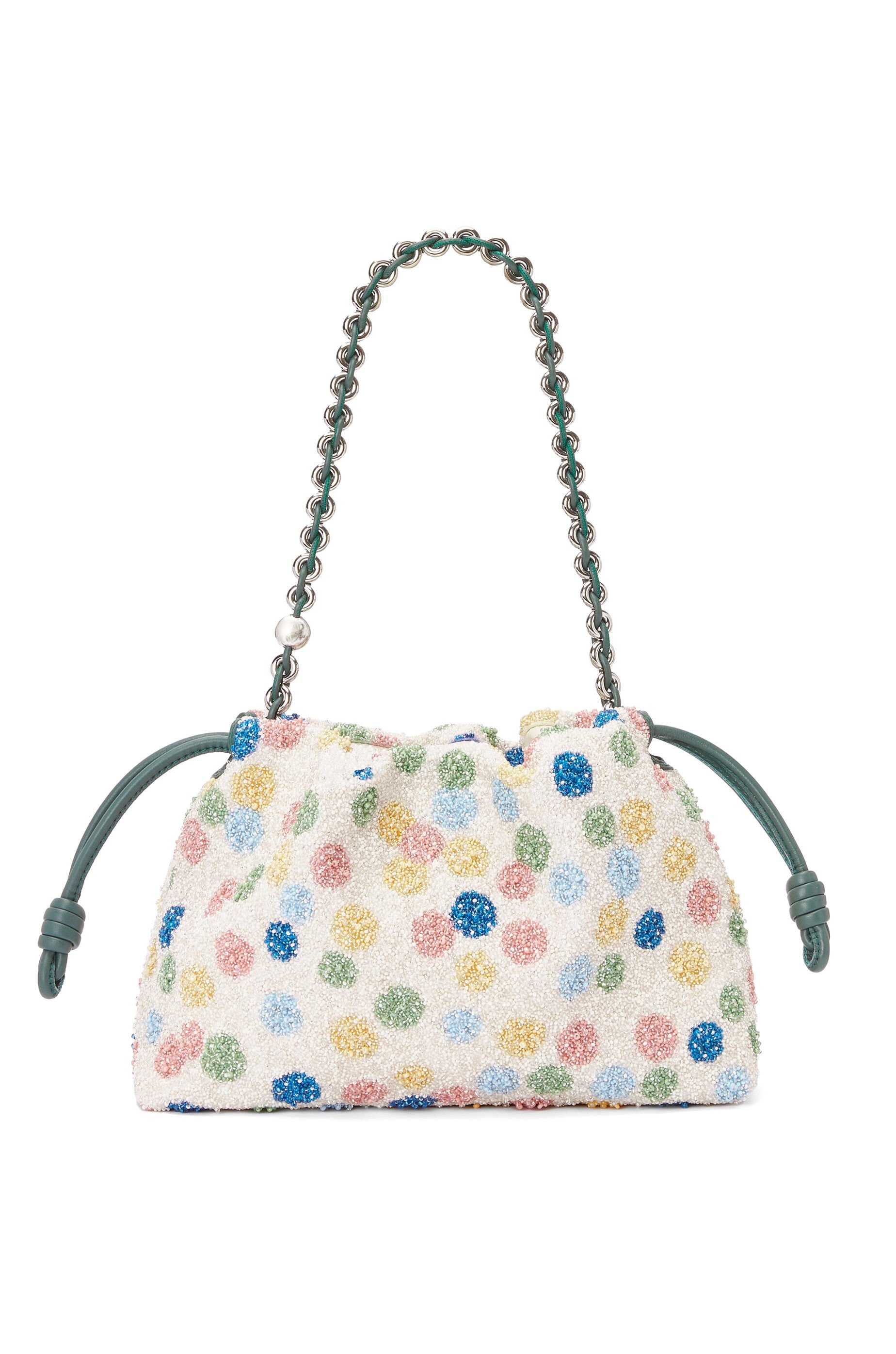 Medium Flamenco purse in beaded leather - 3