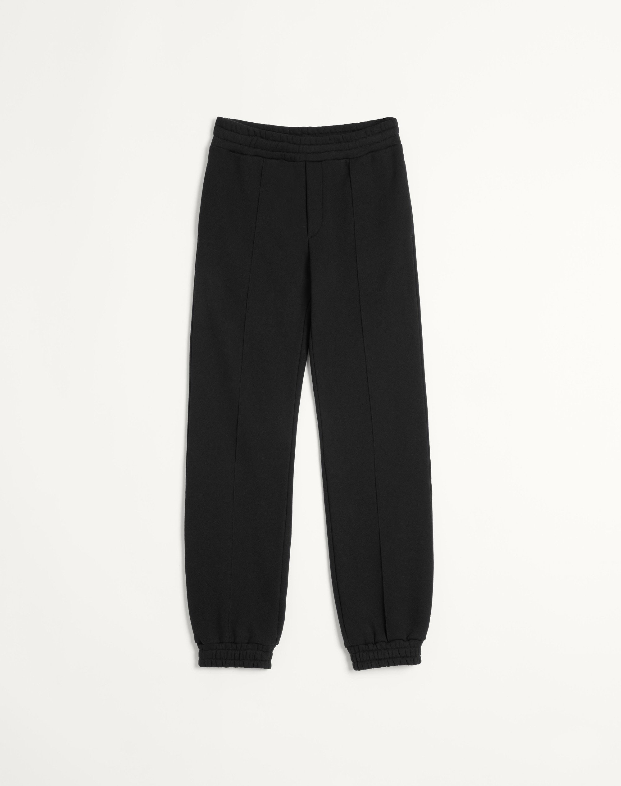 COTTON JOGGING PANTS WITH CHEZ VALENTINO PATCH - 1