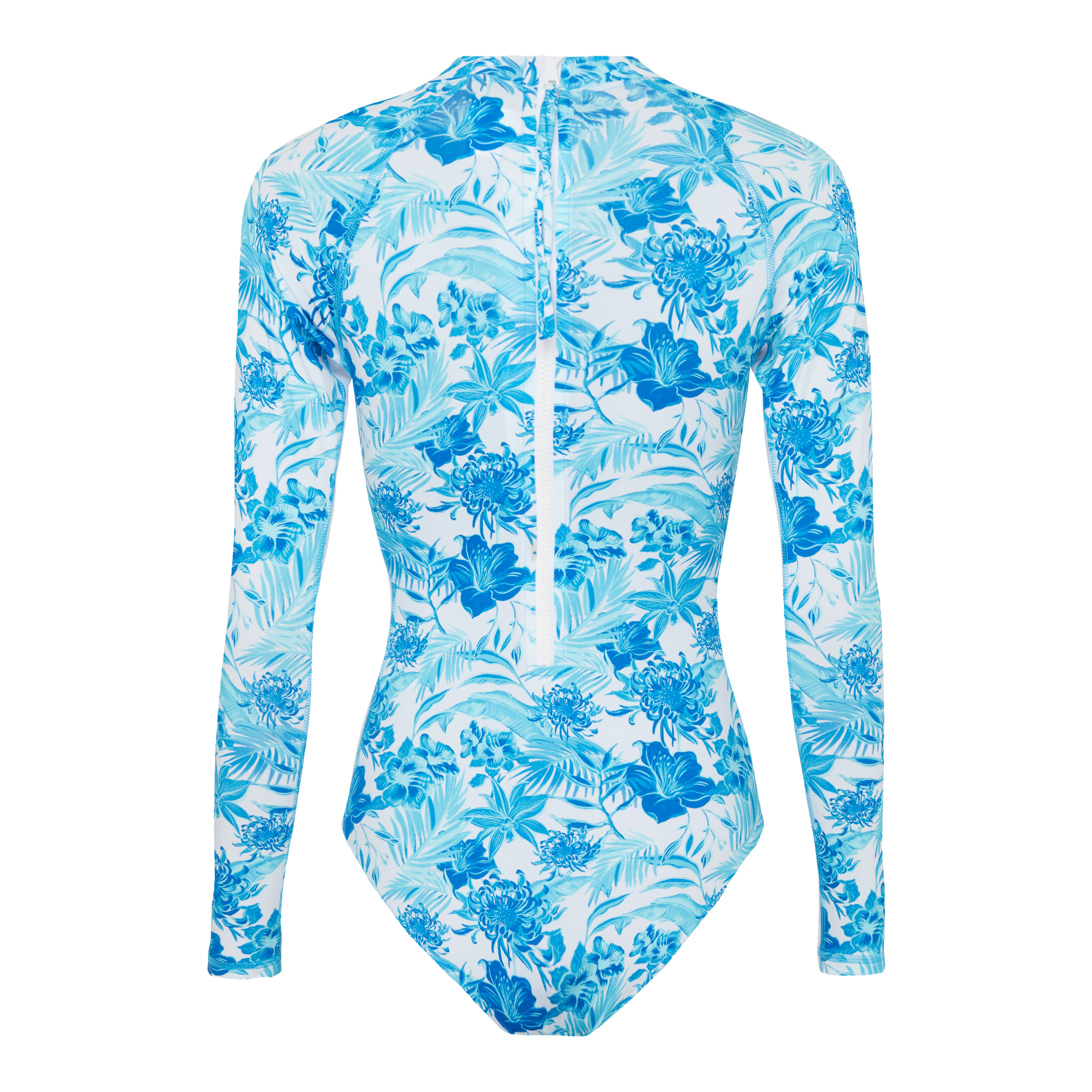 Women One-Piece Rashguard Tahiti Flowers - 2