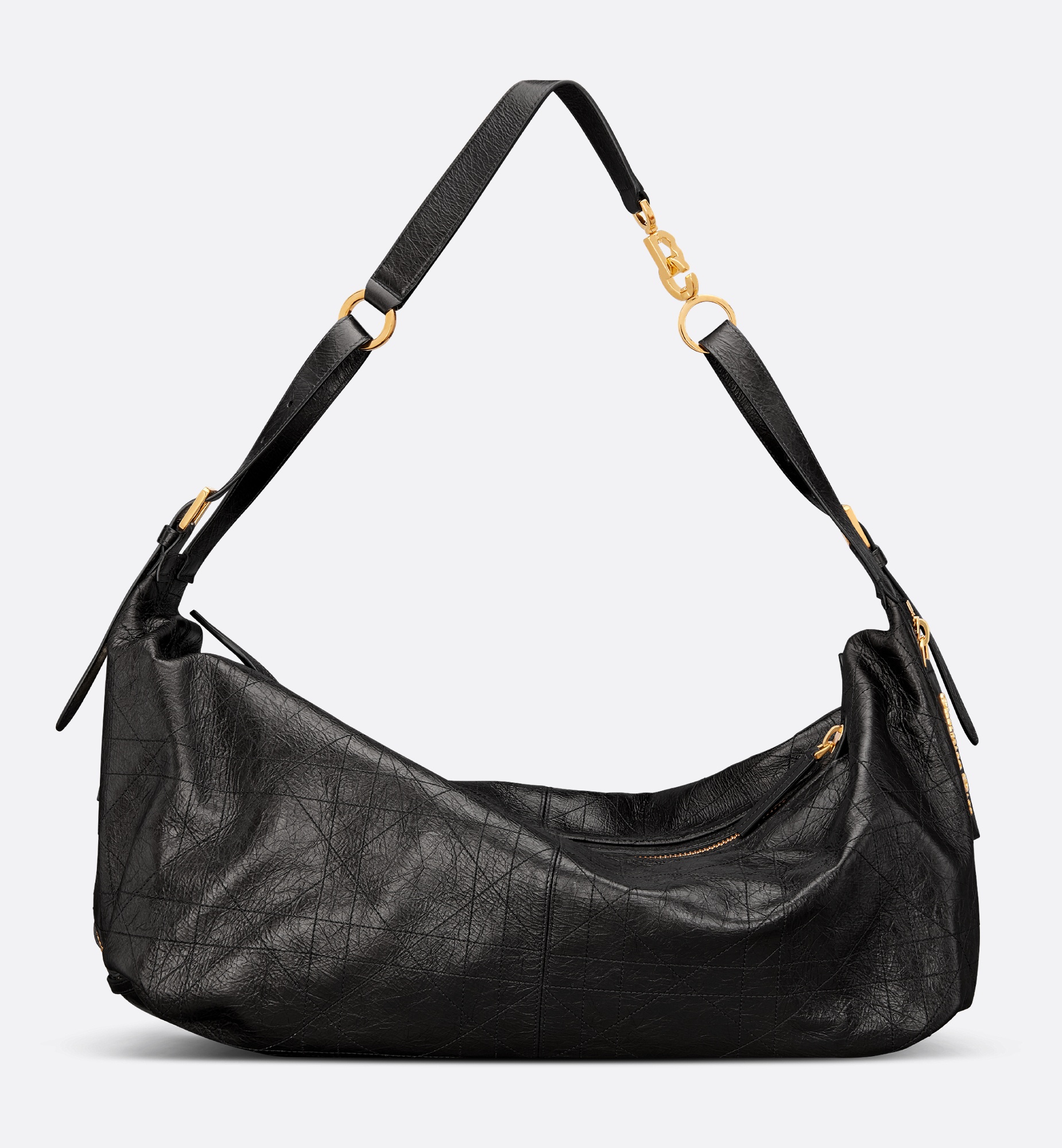 Large D-Journey Crinkled Calfskin Bag - 2