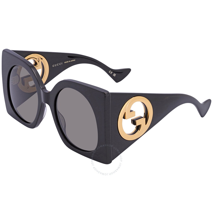 Gucci Grey Butterfly Ladies Sunglasses GG1254S 001 55 - 3