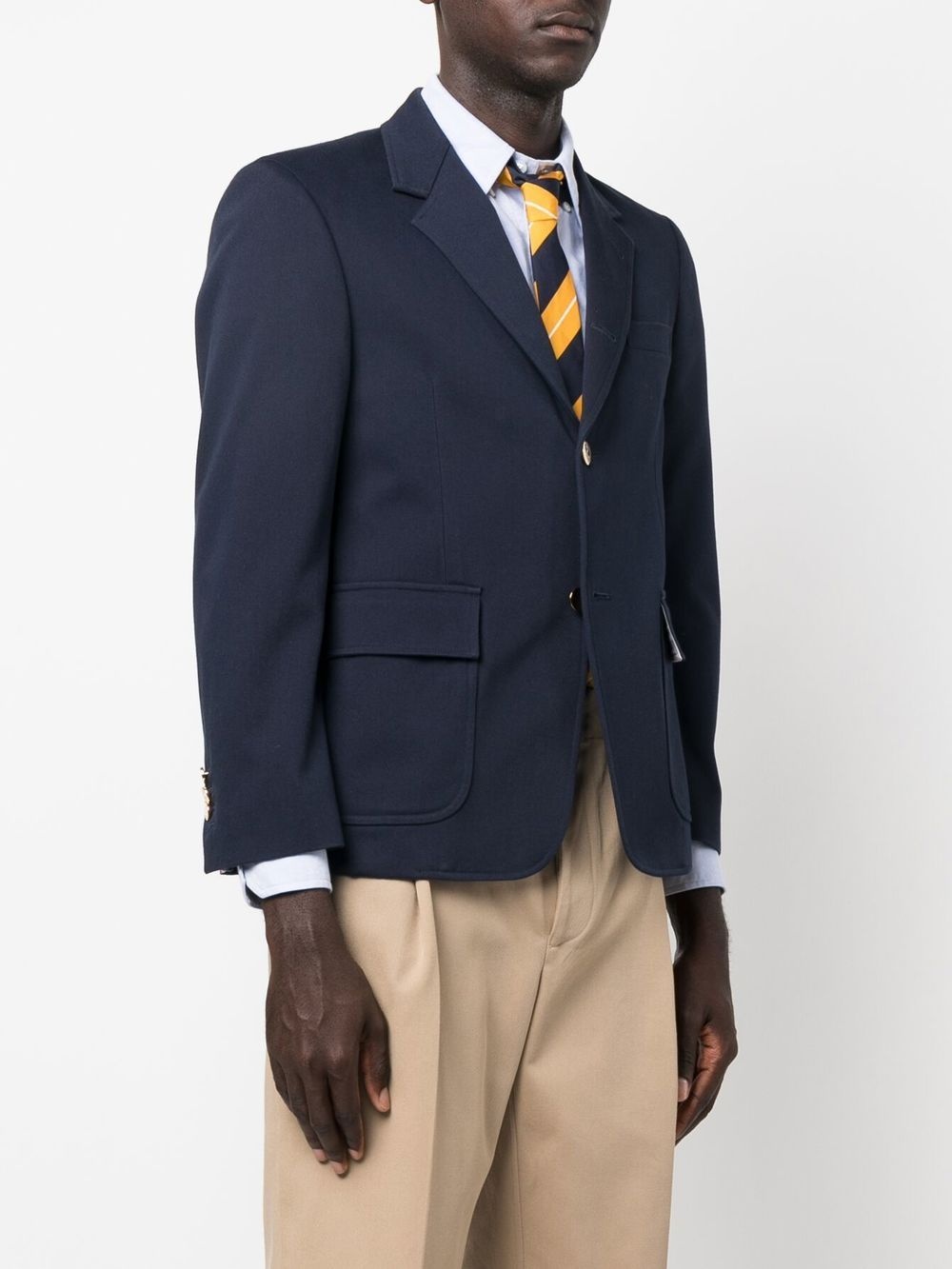 RWB-stripe tailored blazer - 3