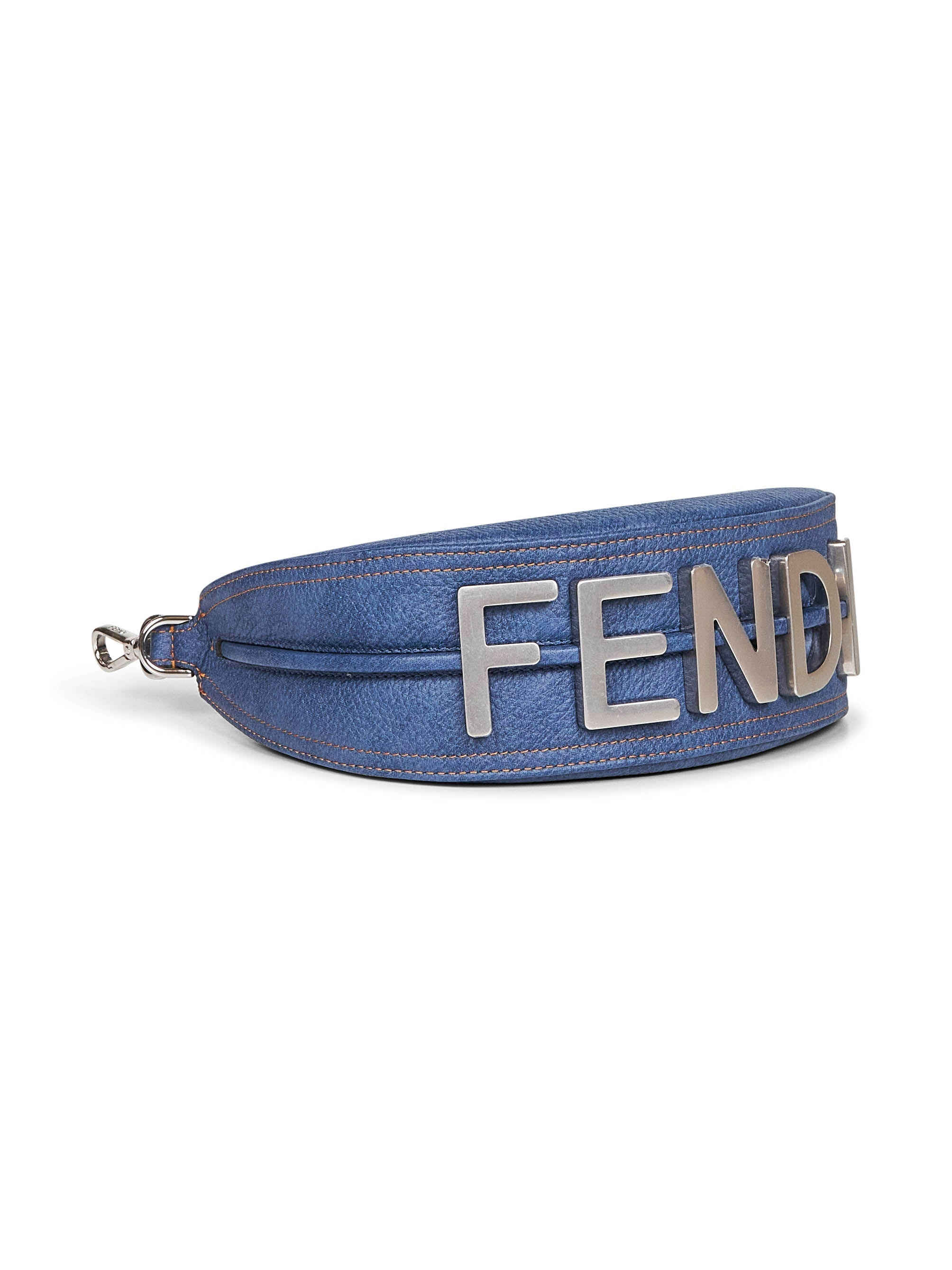 Fendi Women Blue Fendigraphy Mini Mini Bag - 4