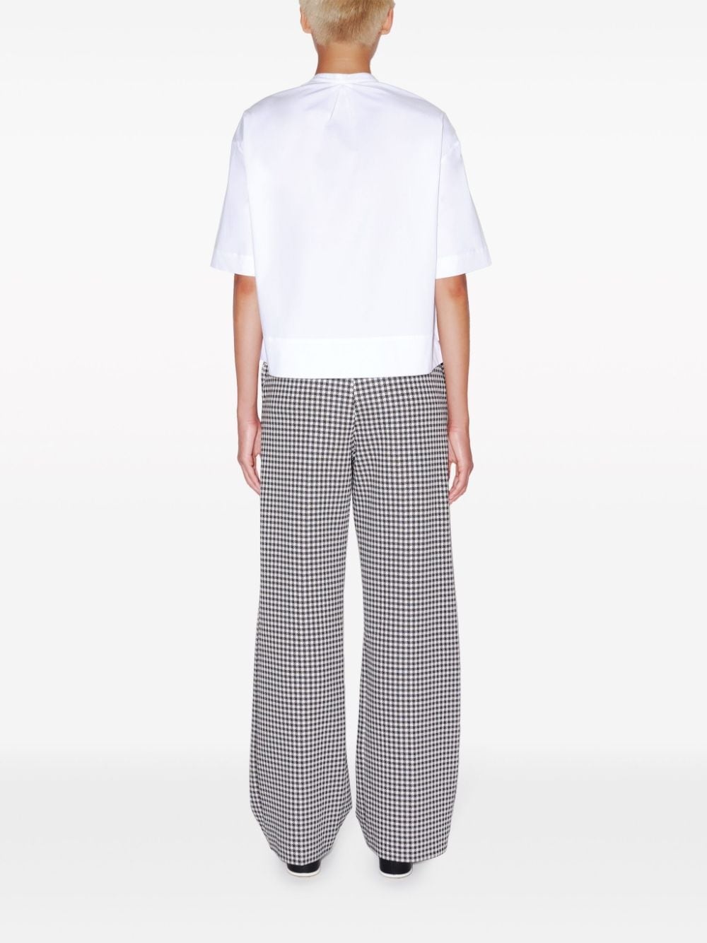 cropped poplin shirt - 5