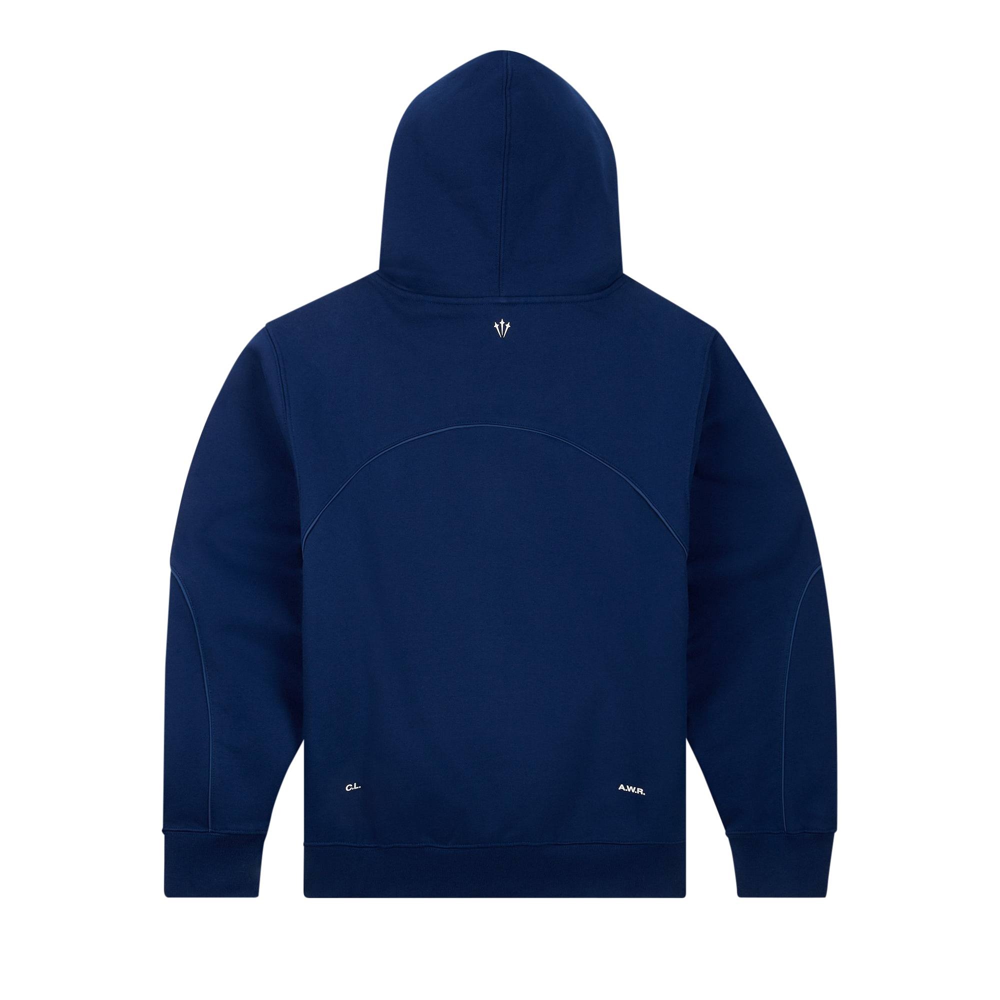 Nike x NOCTA Fleece Hoodie 'Blue Void/White' - 2