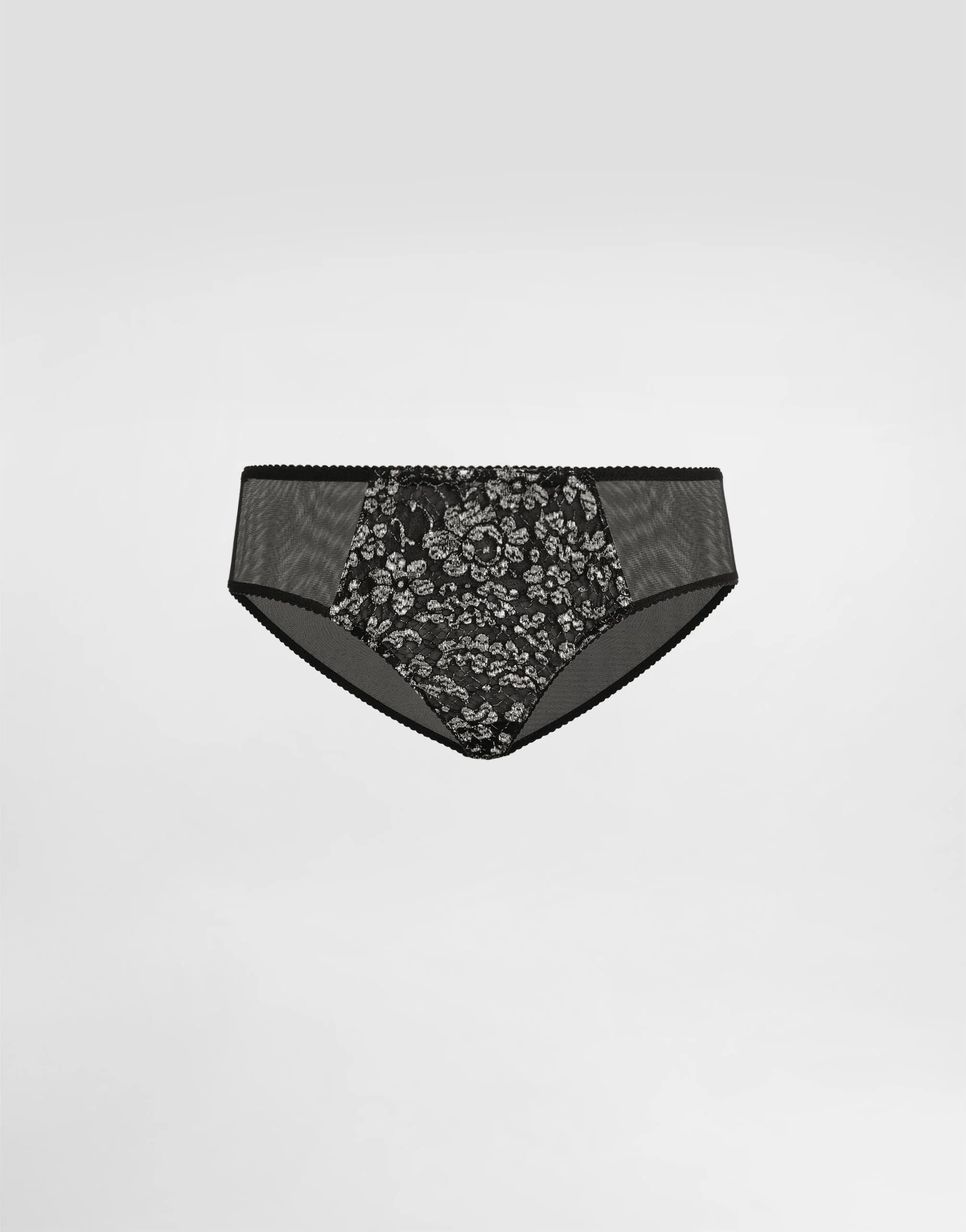 Tulle and lace briefs - 1