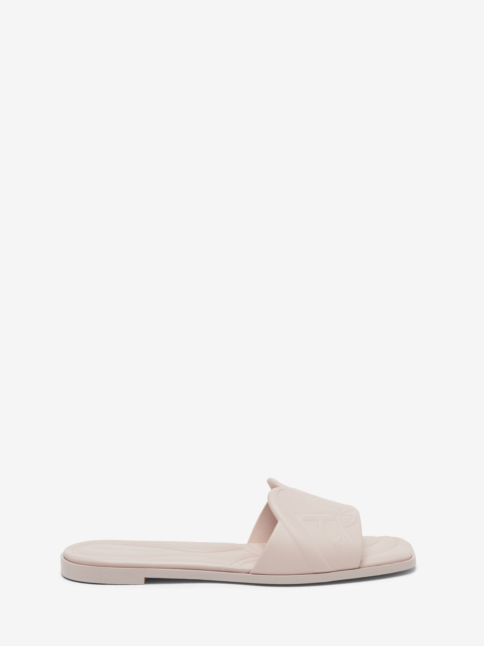 Women's Seal Flat Slide Sandal in Clay - 1