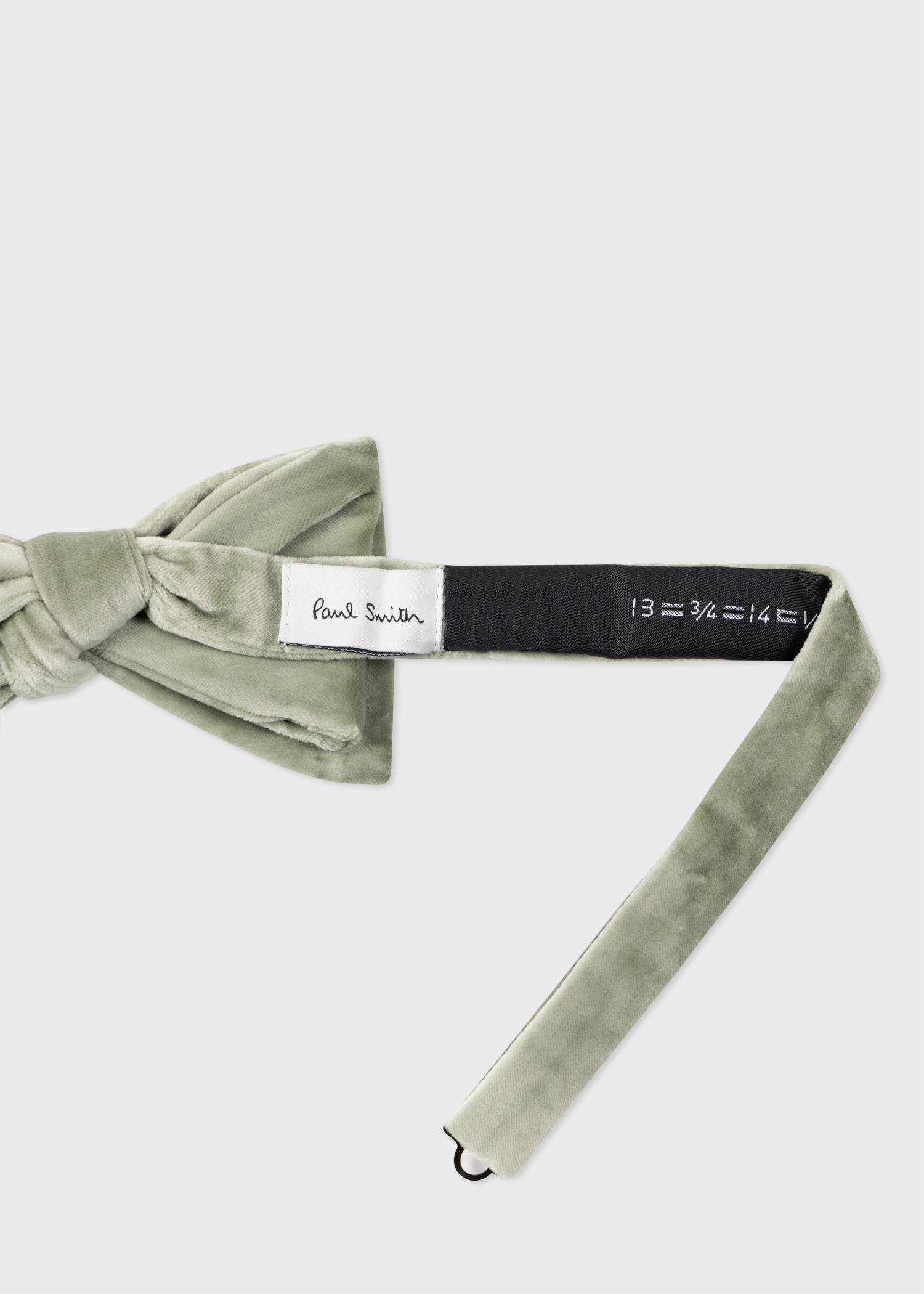 Pistachio Velvet Self-Tie Bow Tie - 4