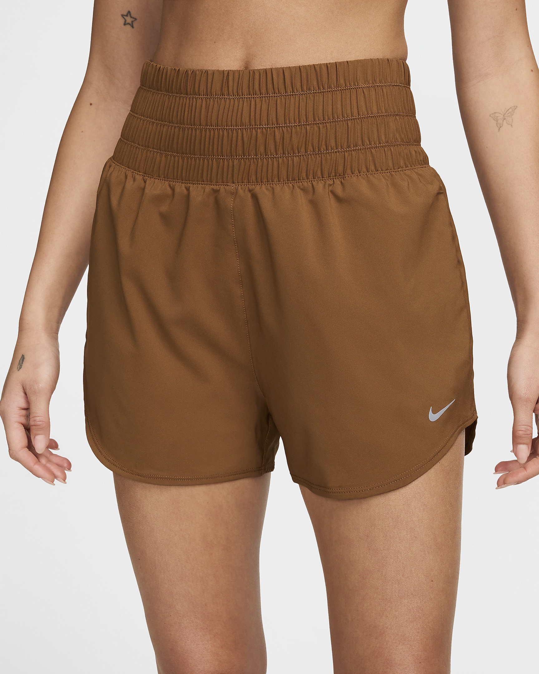 Nike One Women's Dri-FIT Ultra High-Waisted 3" Brief-Lined Shorts - 2