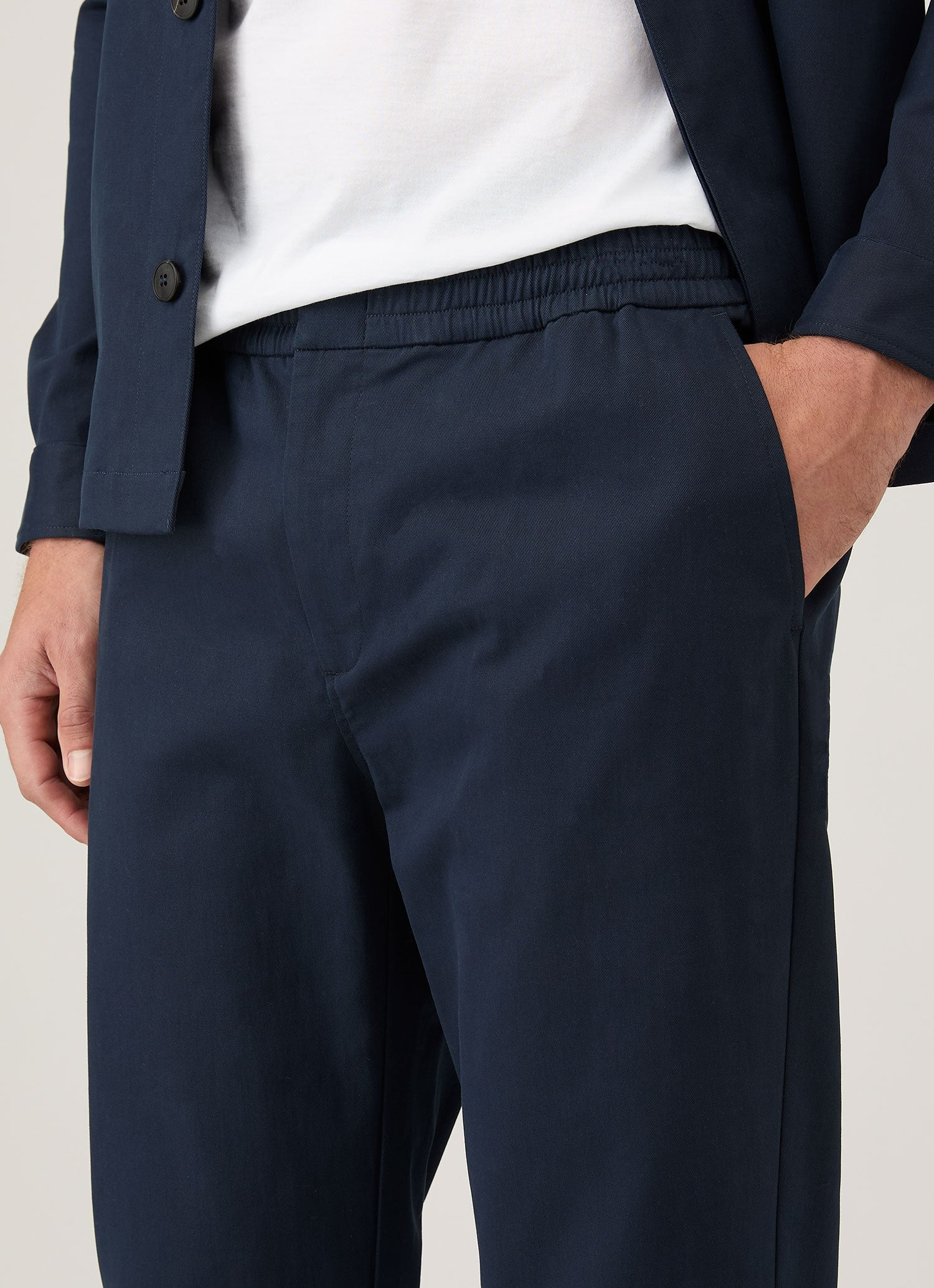 Cotton Cashmere Drawstring Trouser - 6