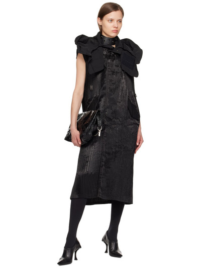 Junya Watanabe Black Hooded Midi Dress outlook