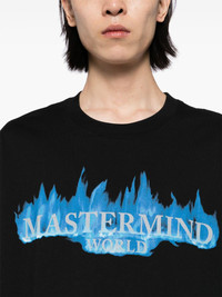VIP【関税送料無料】希少 Mastermind World Handwriting T-shirt Mastermind World logo-print T-shirt | Black | FARFETCH