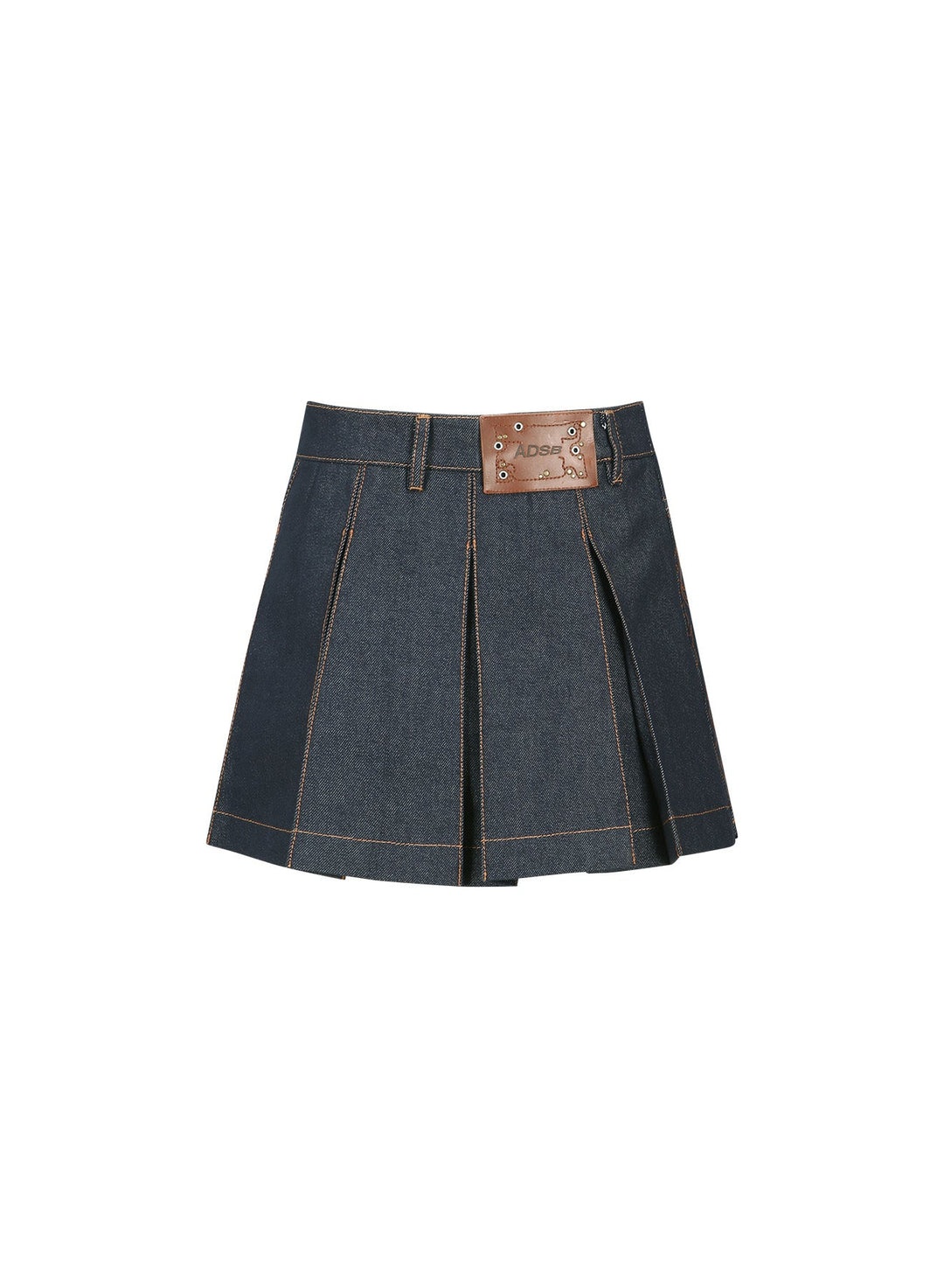 ★ANDERSSON BELL★ EMBROIDERY PLEATED DENIM SKIRT Andersson Bell Embroidery Panel Pleated Denim Skirt | club21