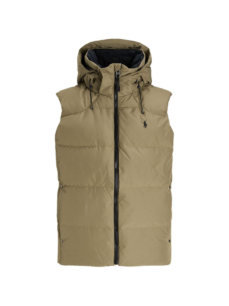 hooded quilted gilet 1