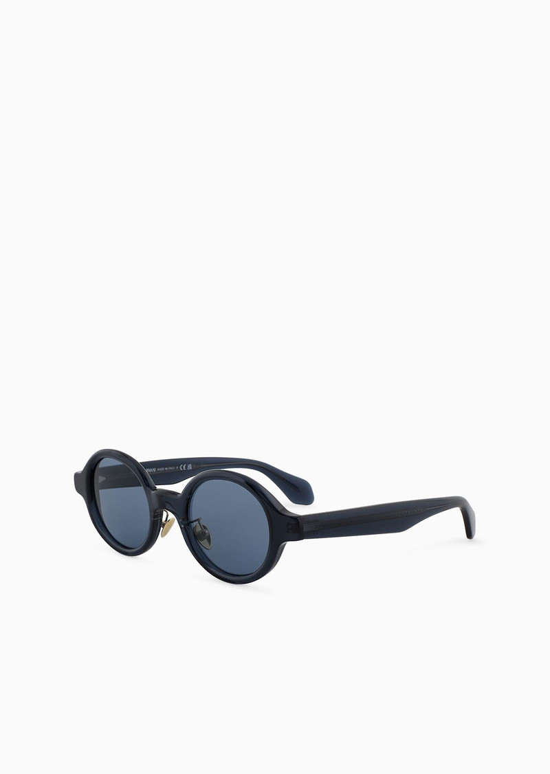 GIORGIO ARMANI Men’s oval sunglasses Limited Edition outlook