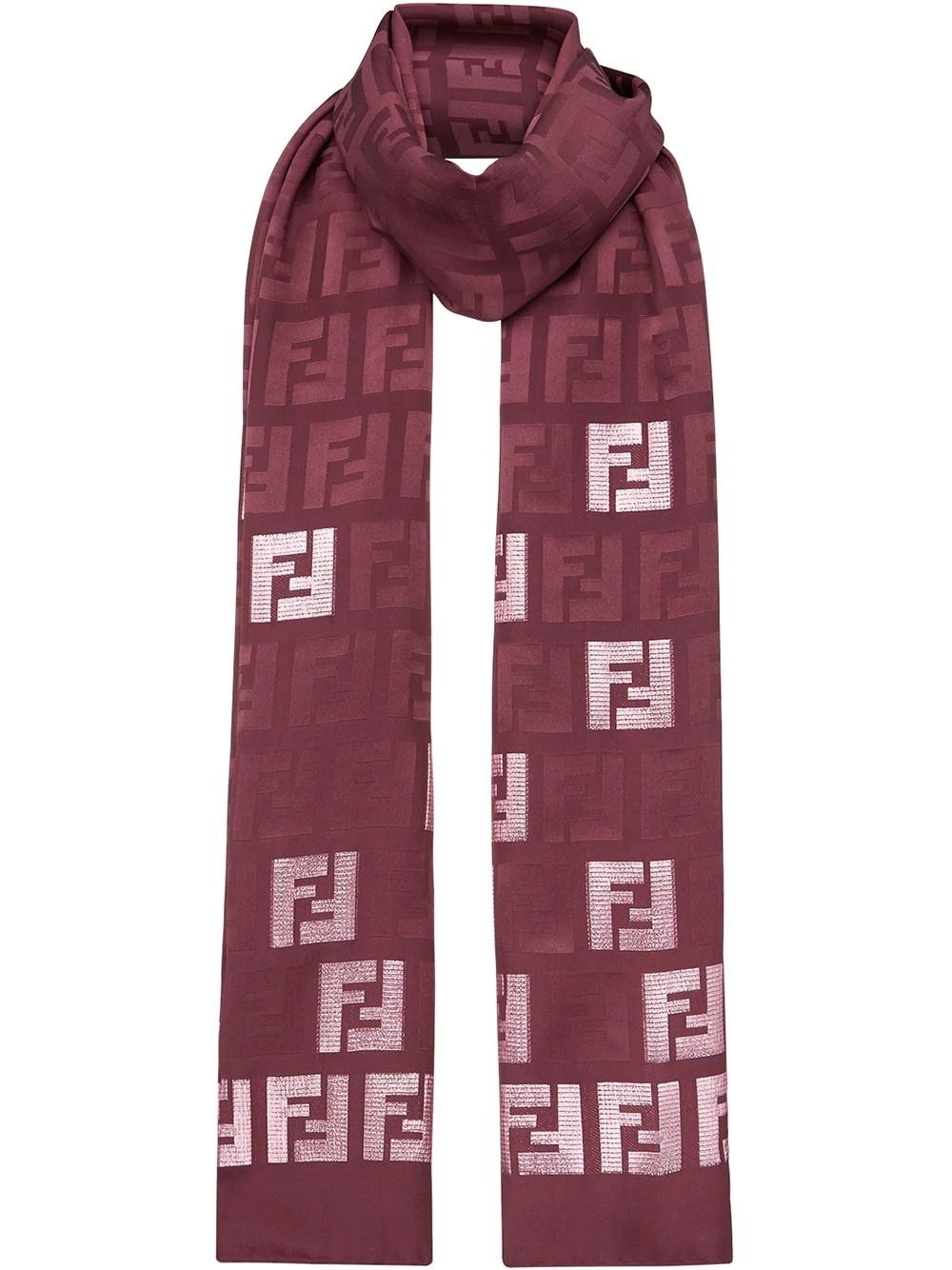 FF monogram scarf - 1