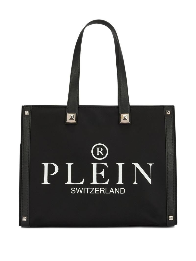 logo-print tote bag 1