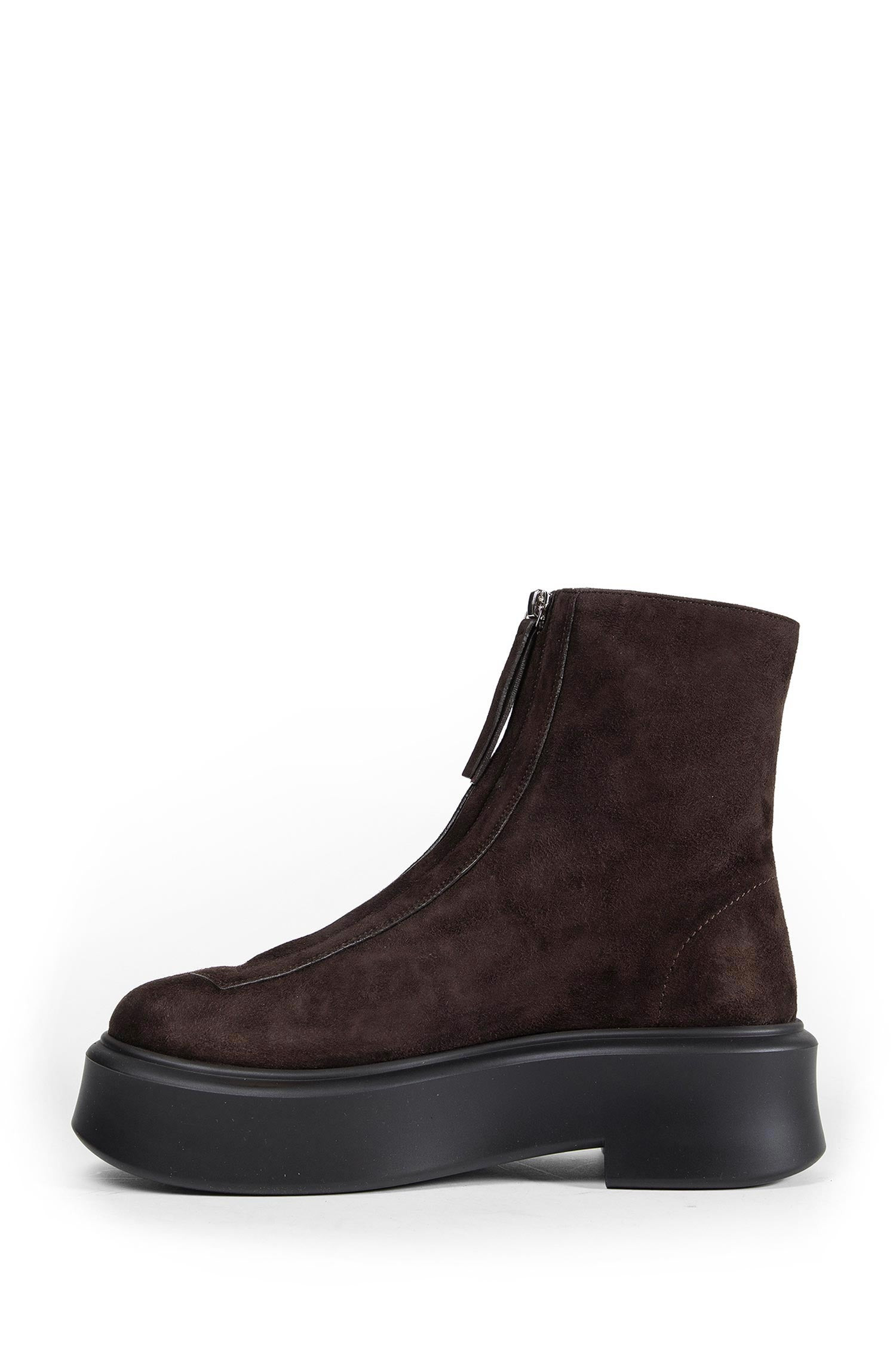 Zipped Boot In Suede - 4