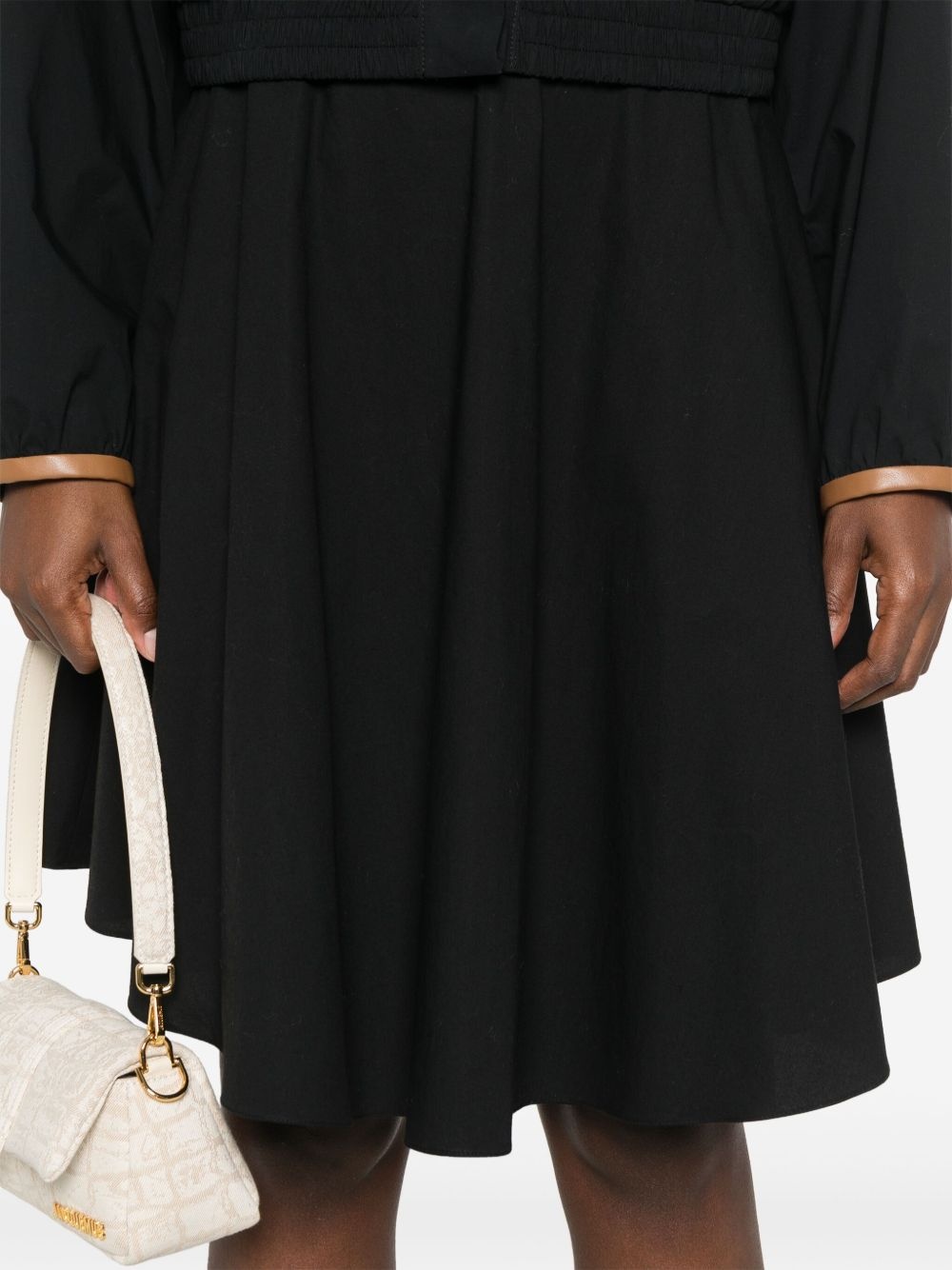 contrast-trim mini skirt - 5