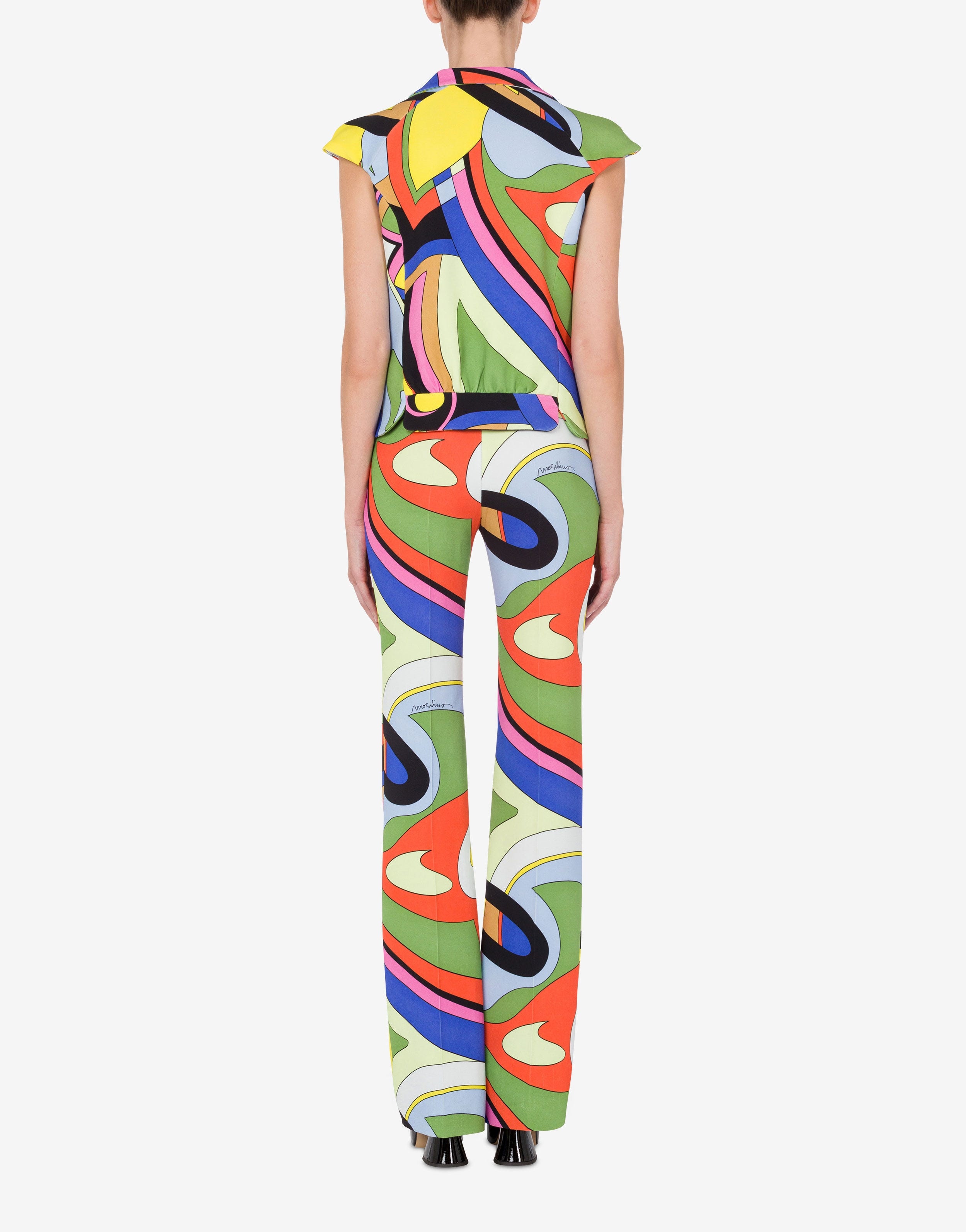MULTICOLOUR PRINT CADY GILET - 3