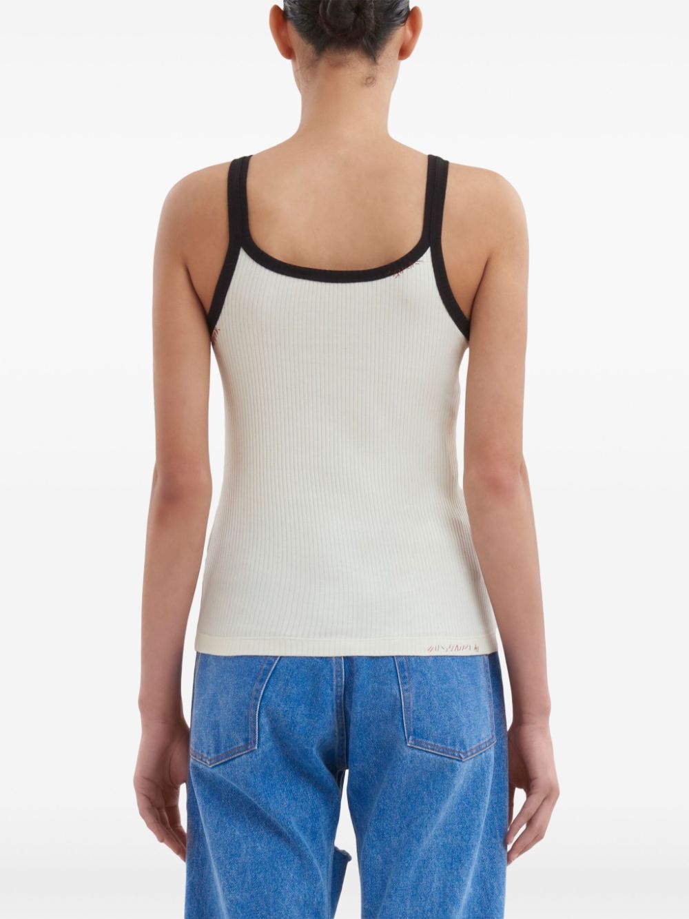 contrasting tank top - 4