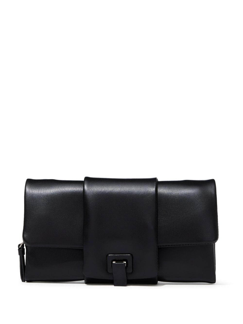 Flip leather shoulder bag - 7