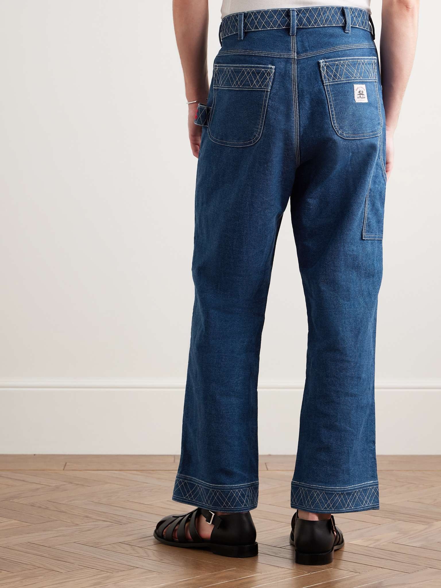Knolly Brook Straight-Leg Embroidered Jeans - 5