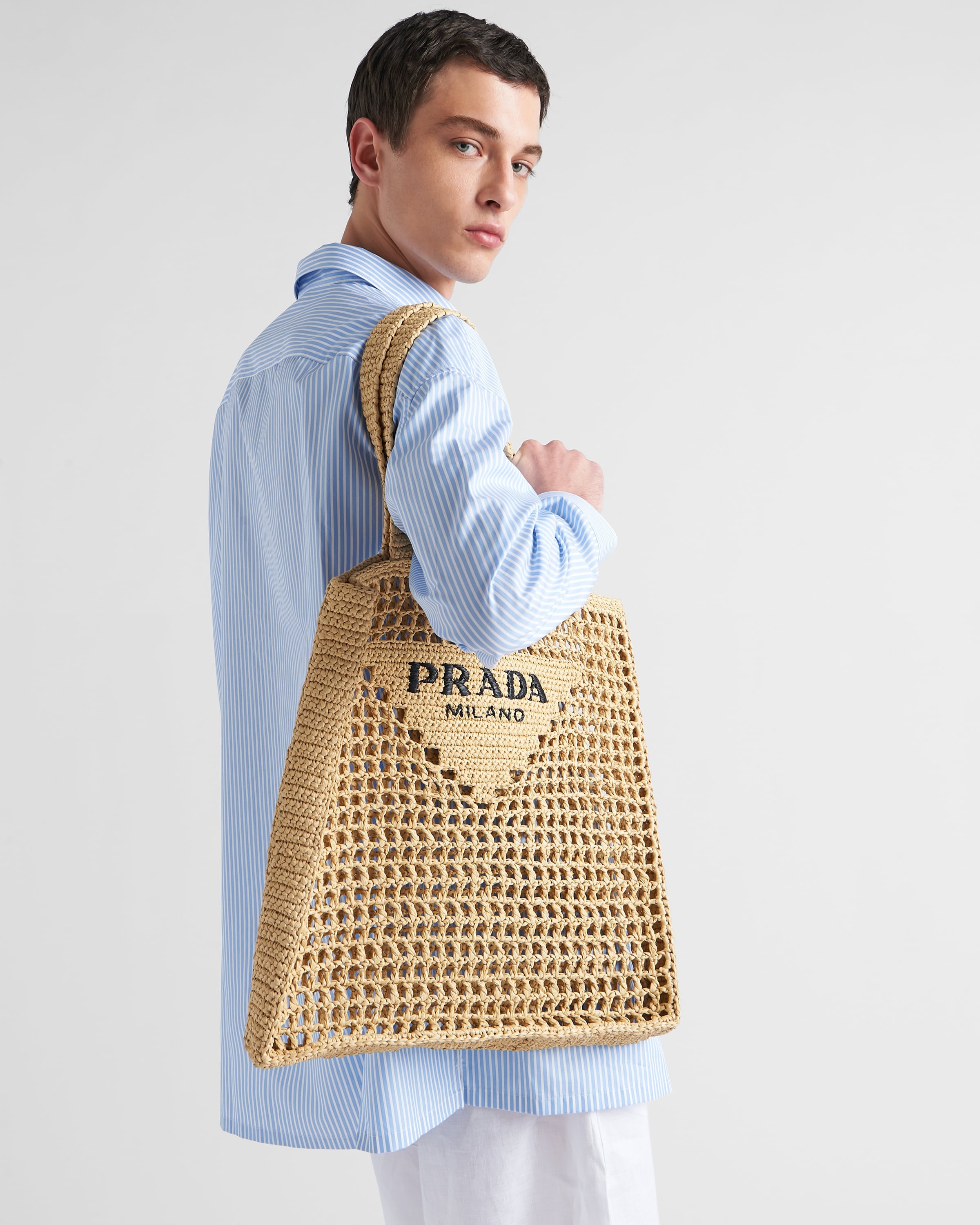 Crochet tote bag with logo - 7