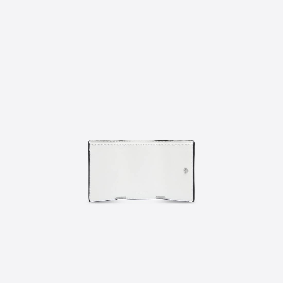 Women's Papier Mini Wallet Sprayed Polka Dots Printed in Black - 4