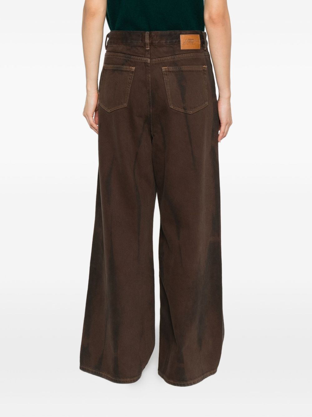 wide-leg jeans - 4