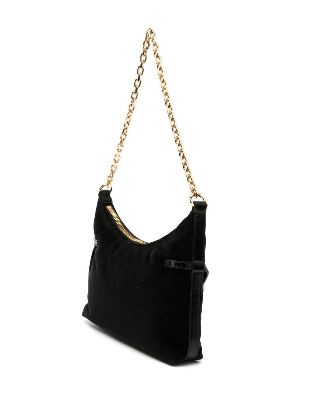 ショルダーバッグ・ポシェット GIVENCHY BLACK VELVET VOYOU PARTY SHOULDER BAG Givenchy Voyou Party velvet shoulder bag | REVERSIBLE