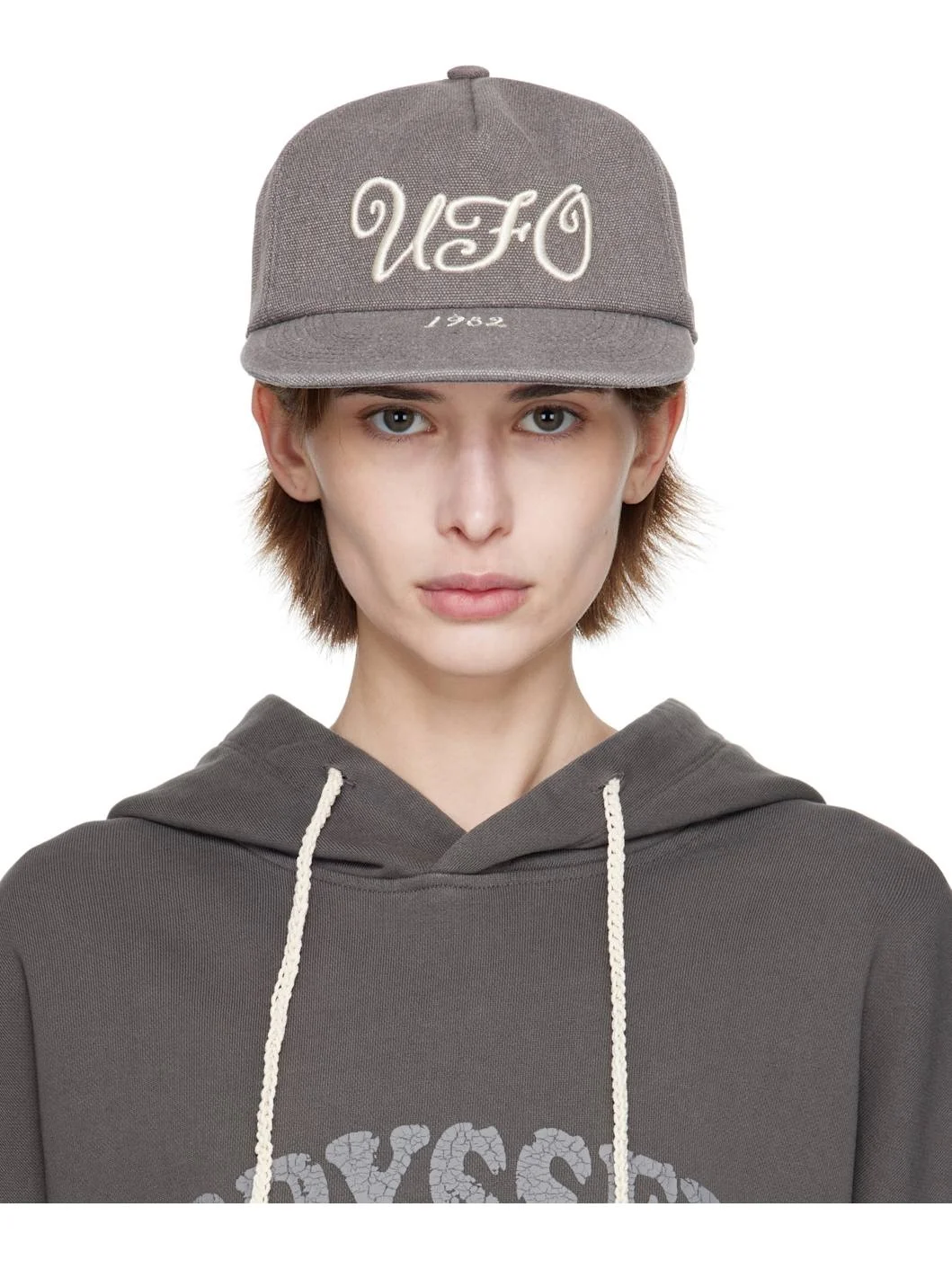 Gray 'UFO' Camp Cap - 1
