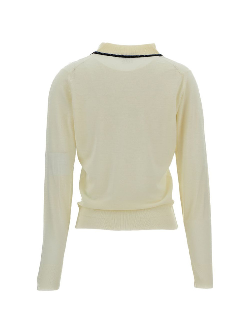 WALES BONNER x John Smedley Henry long-sleeve polo shirt outlook