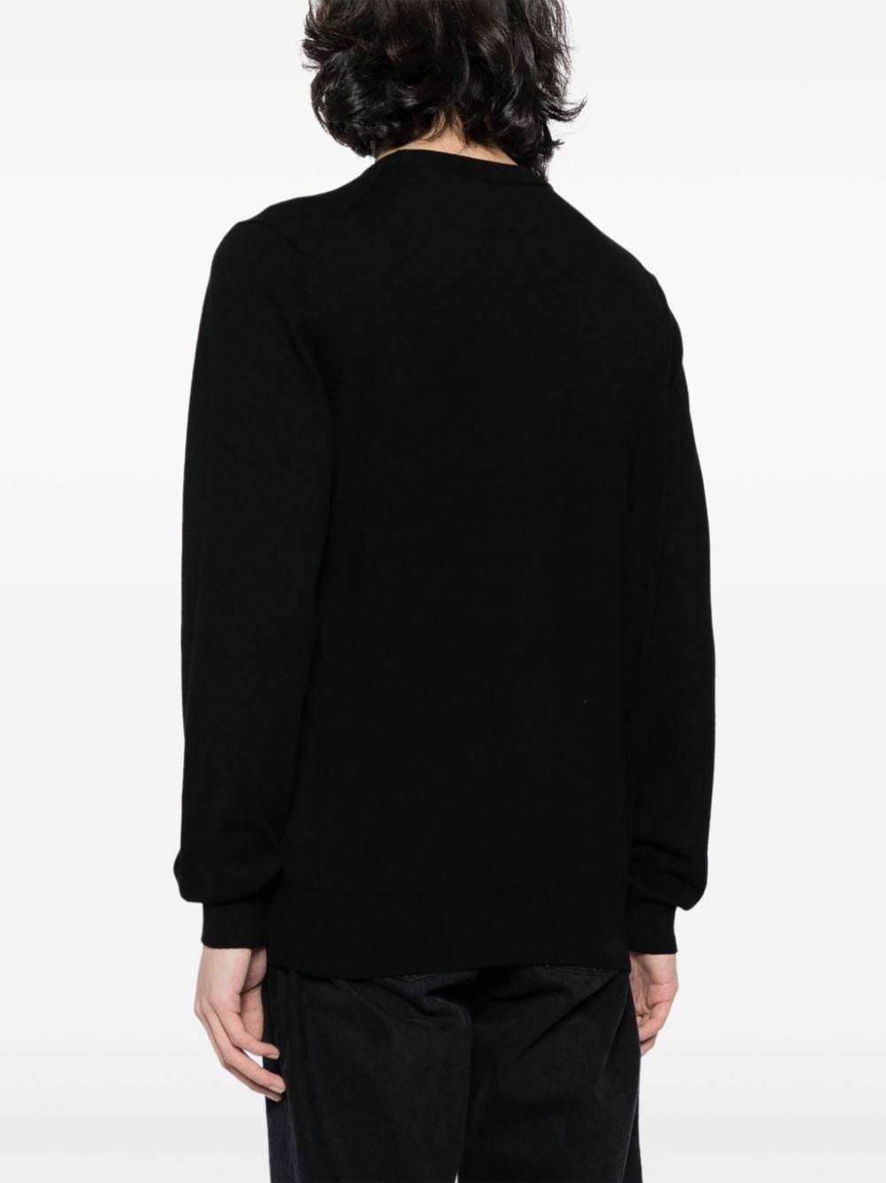 crew-neck cotton jumper - 4