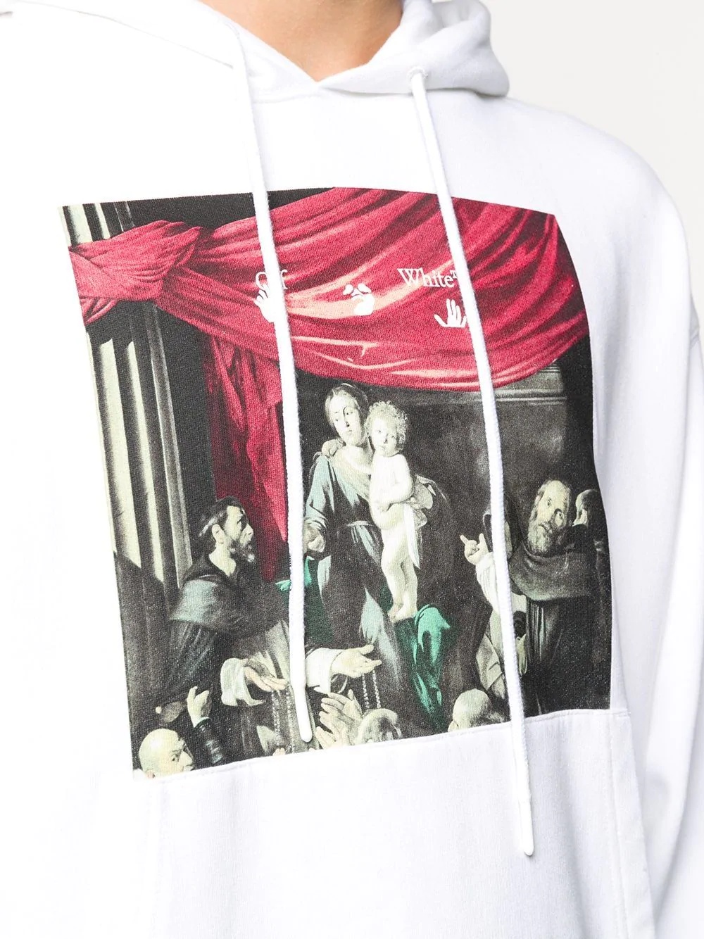 Caravaggio print hoodie - 5