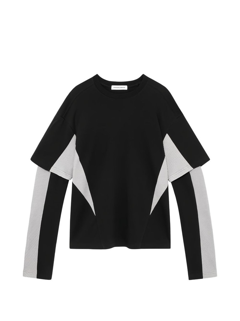 Diffraction long-sleeve T-shirt 1