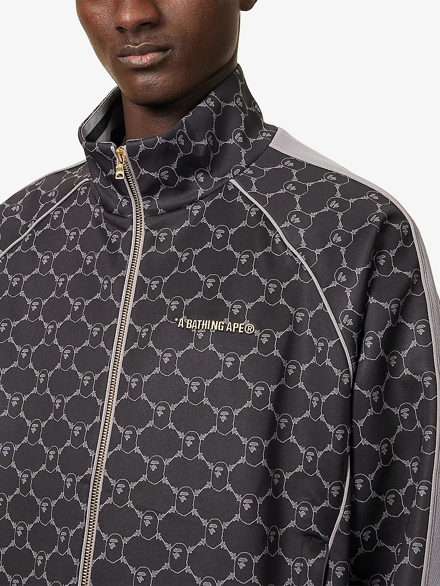Monogram-Print Woven Track Jacket - 5