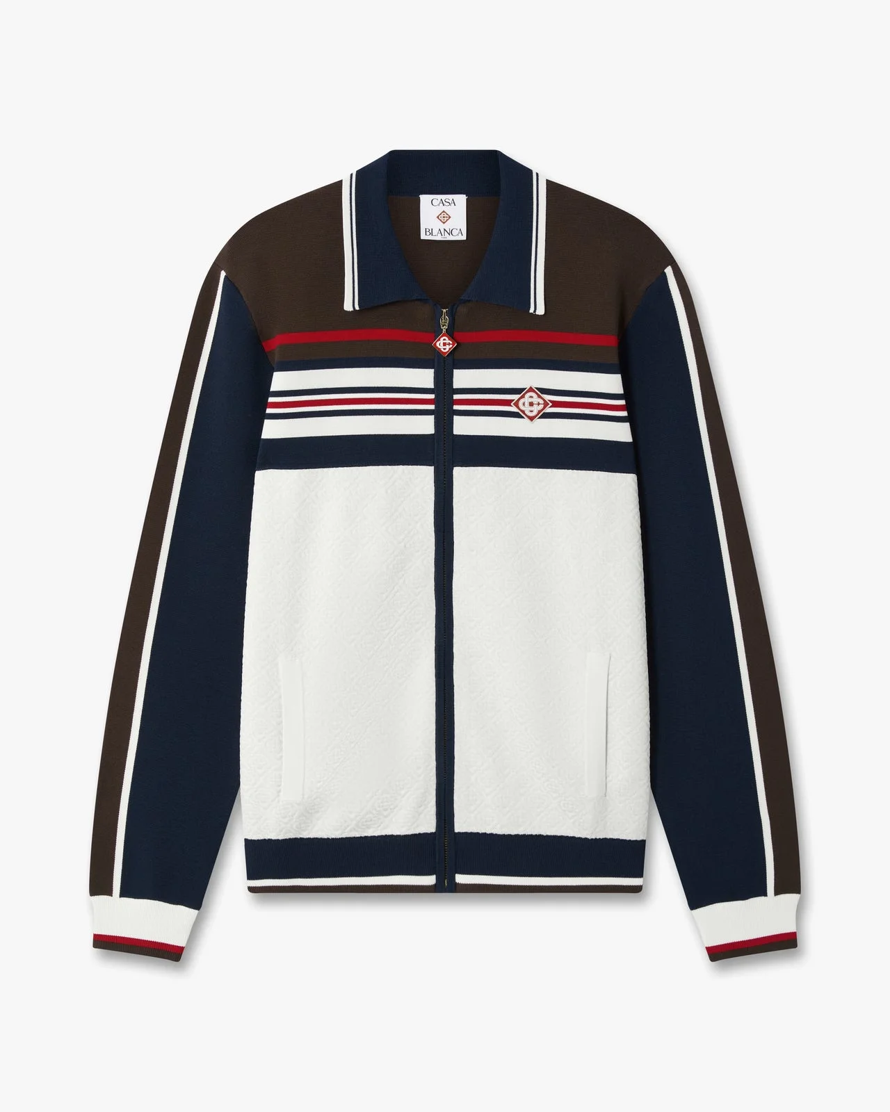 Café Culture Stripe Track Jacket - 1