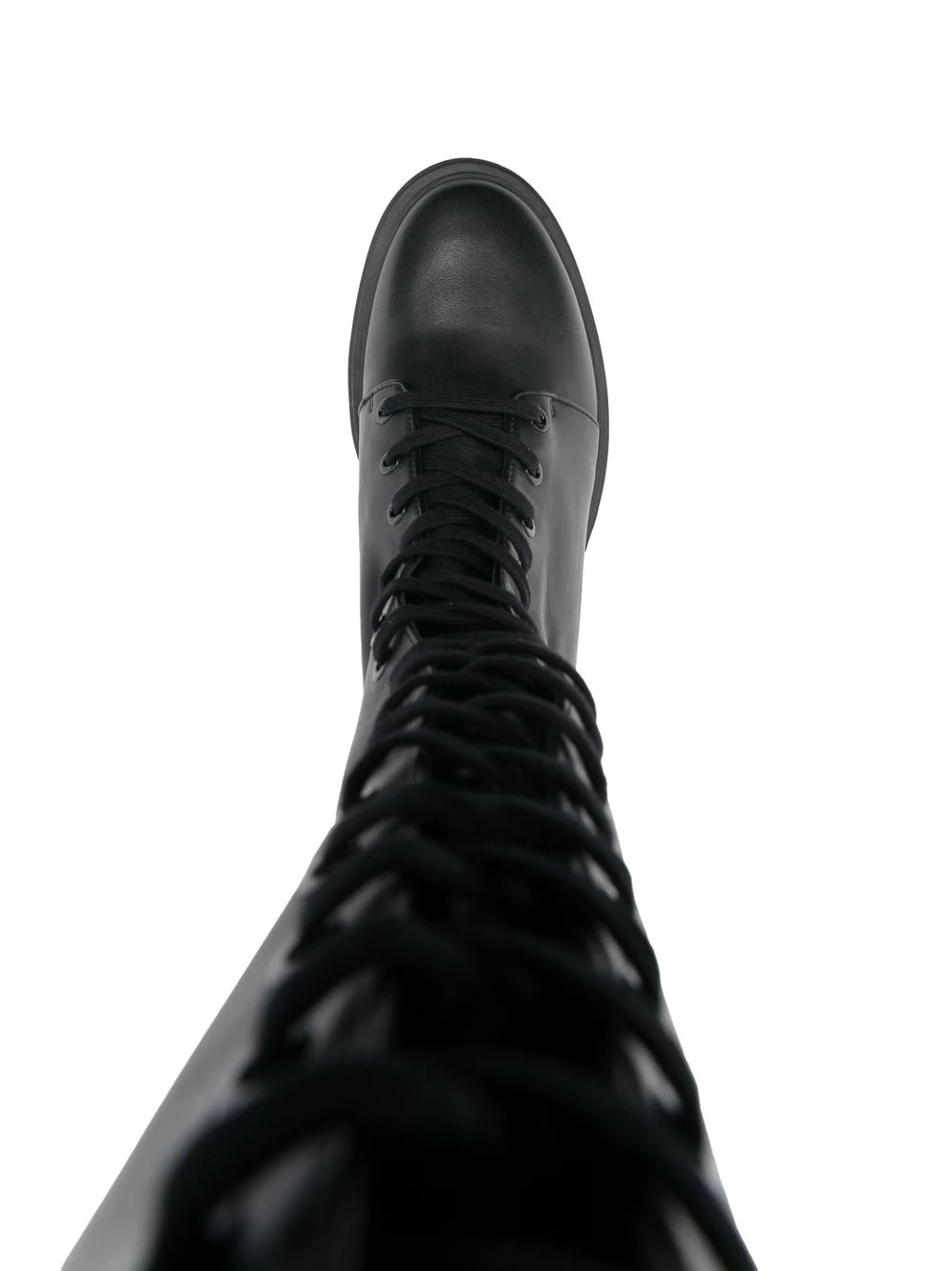 70mm calf-length lace-up boots - 4