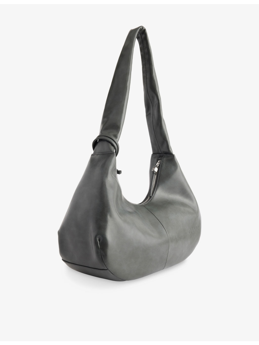 Bou Hobo Medium Leather-Blend Shoulder Bag - 4