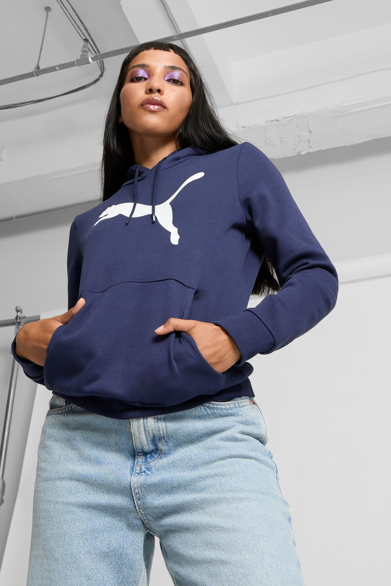 PUMA Essentials Big Cat Logo Women's Hoodie outlook