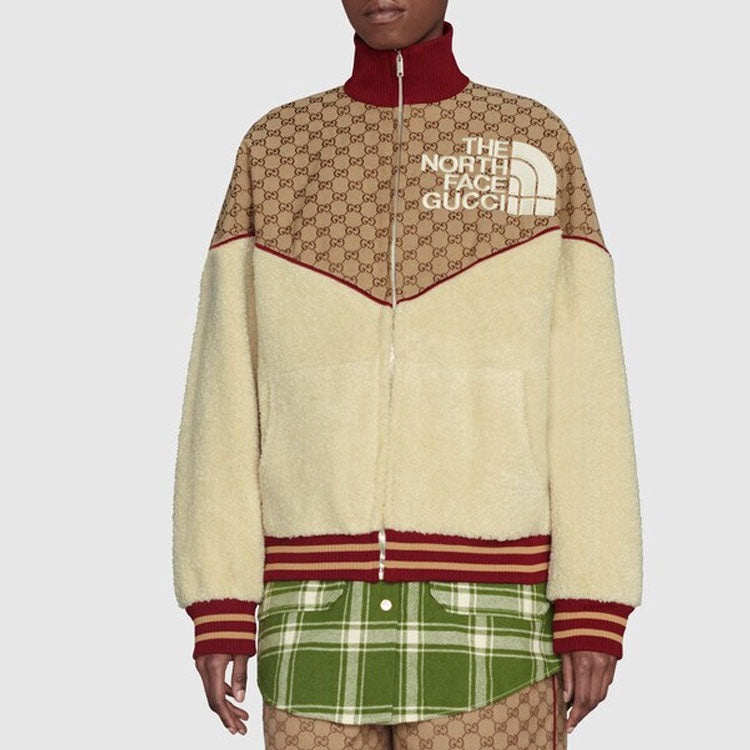 Gucci x The North Face Zip Jacket 'Beige Ebony' 672394-XJDS0-2102 - 4