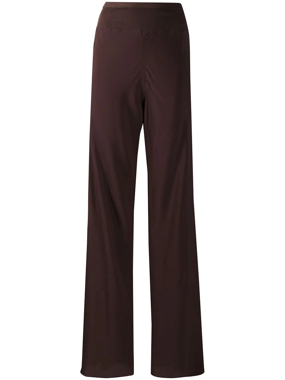 high-waisted wide leg trousers - 1