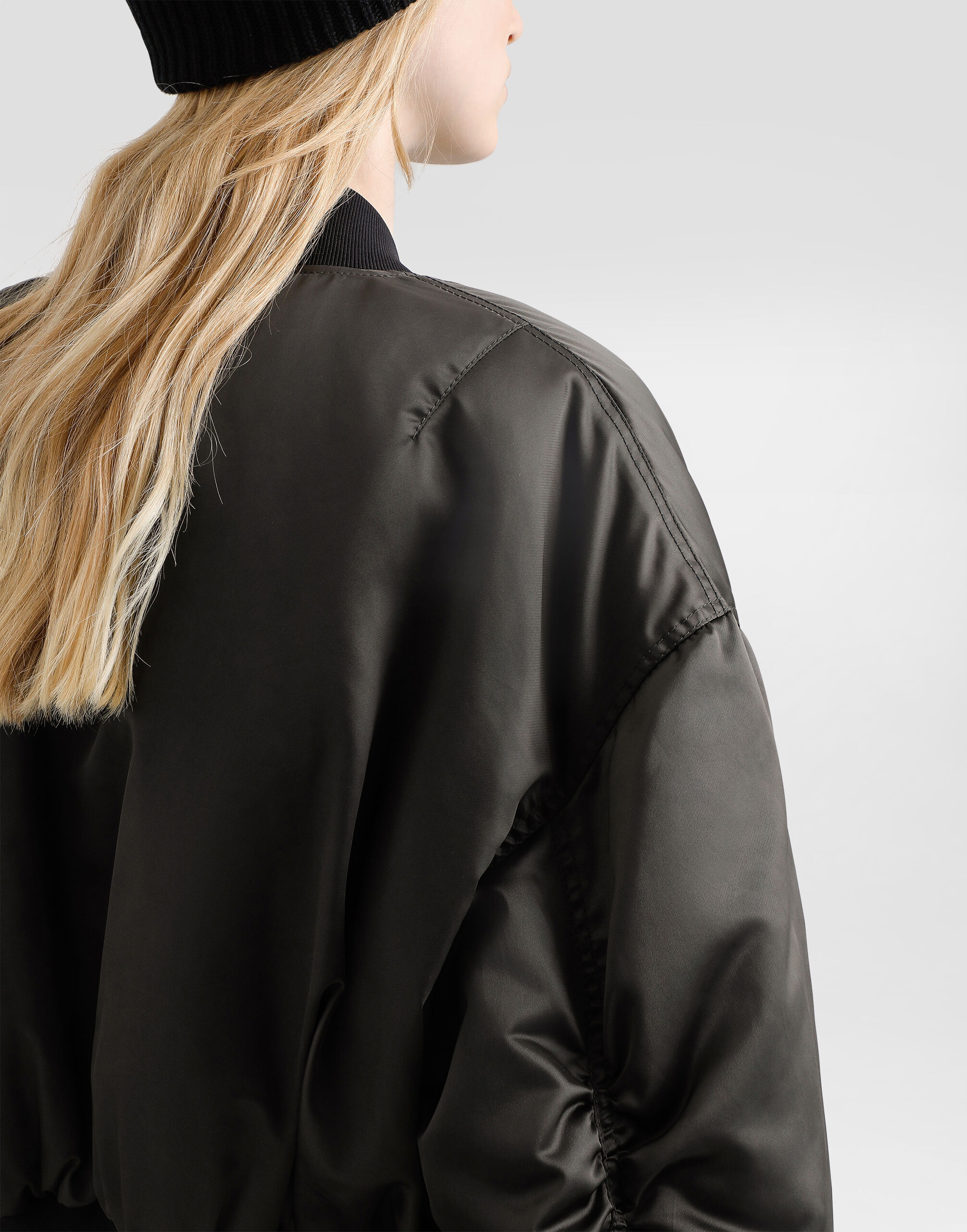 Oversized nylon canvas jacket - 6