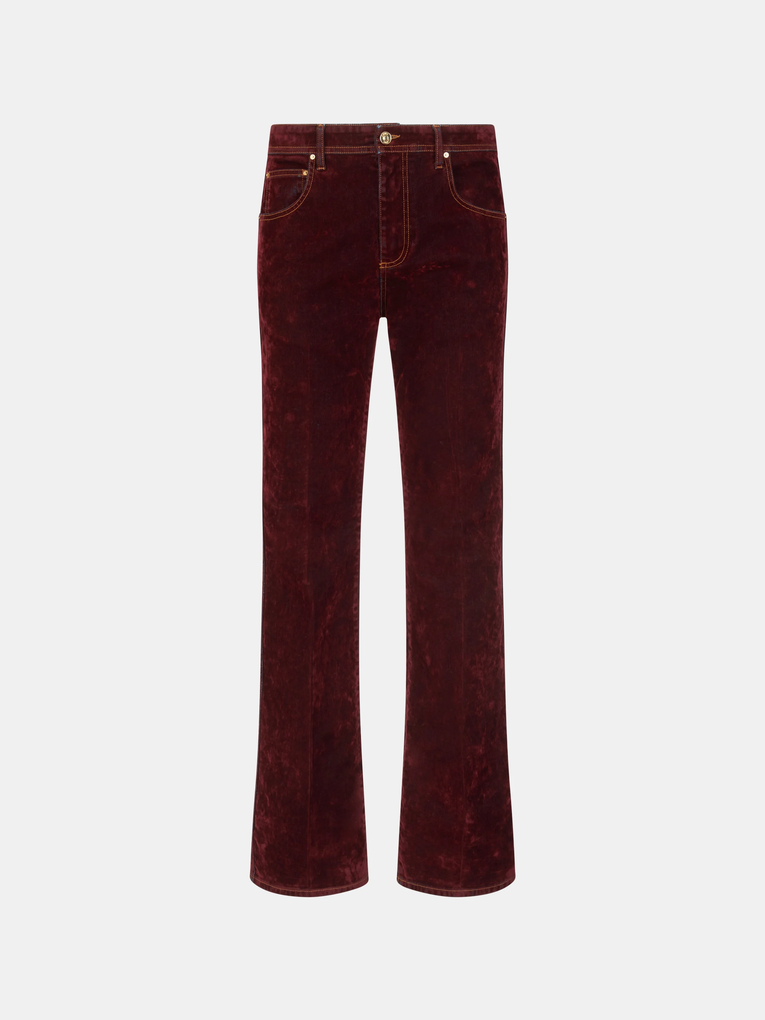 VINTAGE CUT FLOCK DENIM JEAN - 1