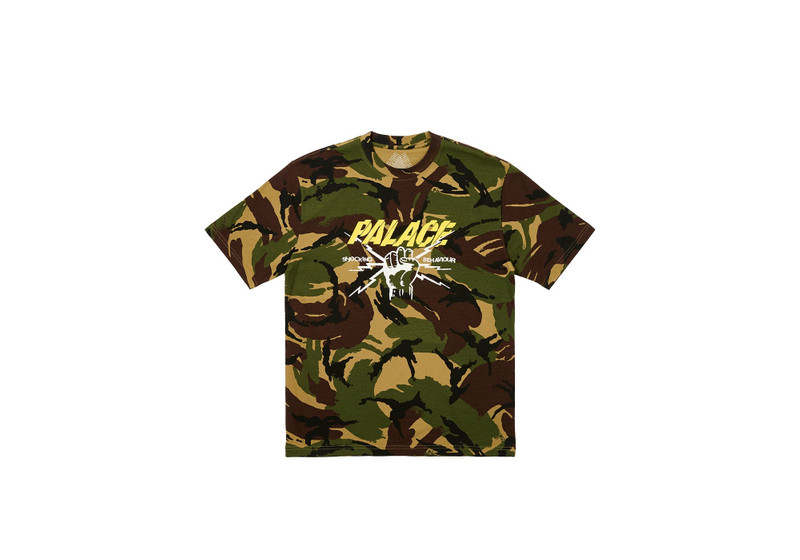 SHOCKING BEHAVIOUR T-SHIRT WOODLAND CAMO - 1