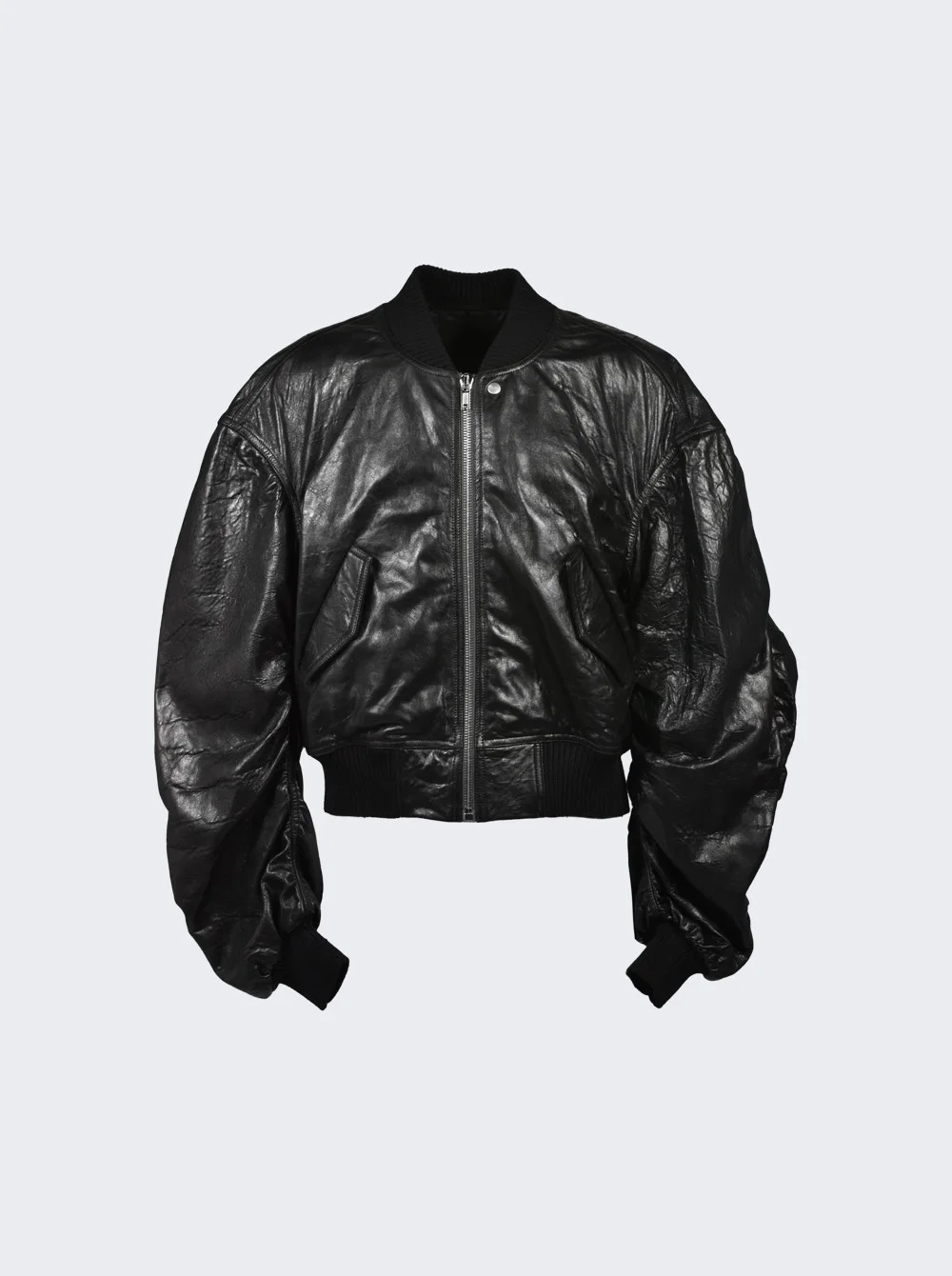 Secchia Flight Bomber Jacket Black - 1