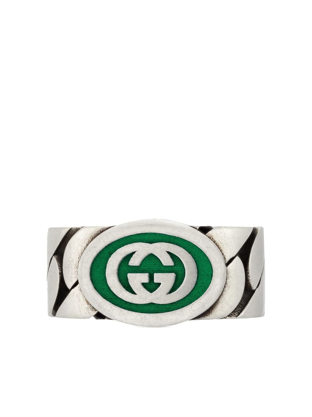 Interlocking G pull-on style ring - 1