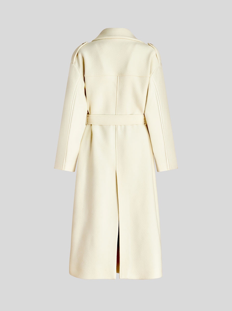 LONG COAT WITH BELT AND EMBROIDERY - 5