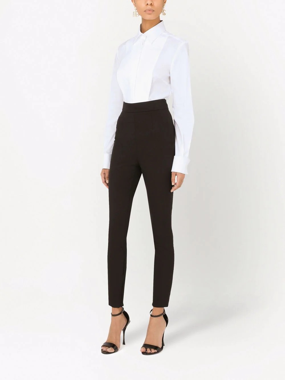 panelled yoke-detail shirt - 2